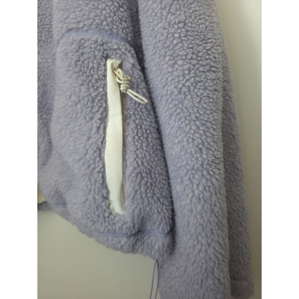 Vtg PENFIELD Haight Lavender Sherpa Fleece Full Zip Oversized Jacket Women's S - Picture 5 of 9